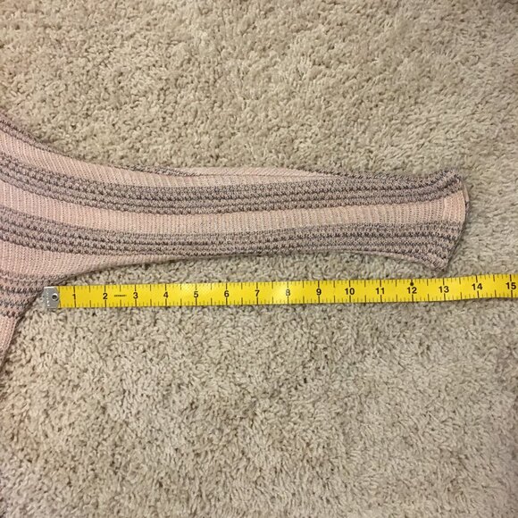 Key To My Heart Bilayer Striped Knit Wrap Back Top + Undertop U.S.A Made - Picture 15 of 15